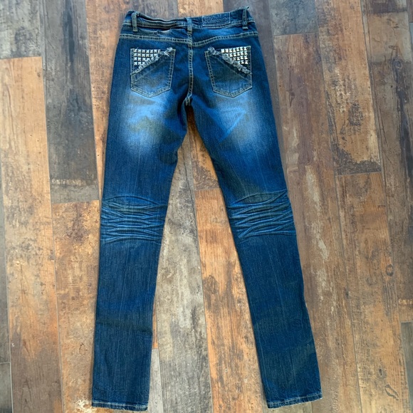 Blue Crush Studded Embellished Jeans - Picture 2 of 6